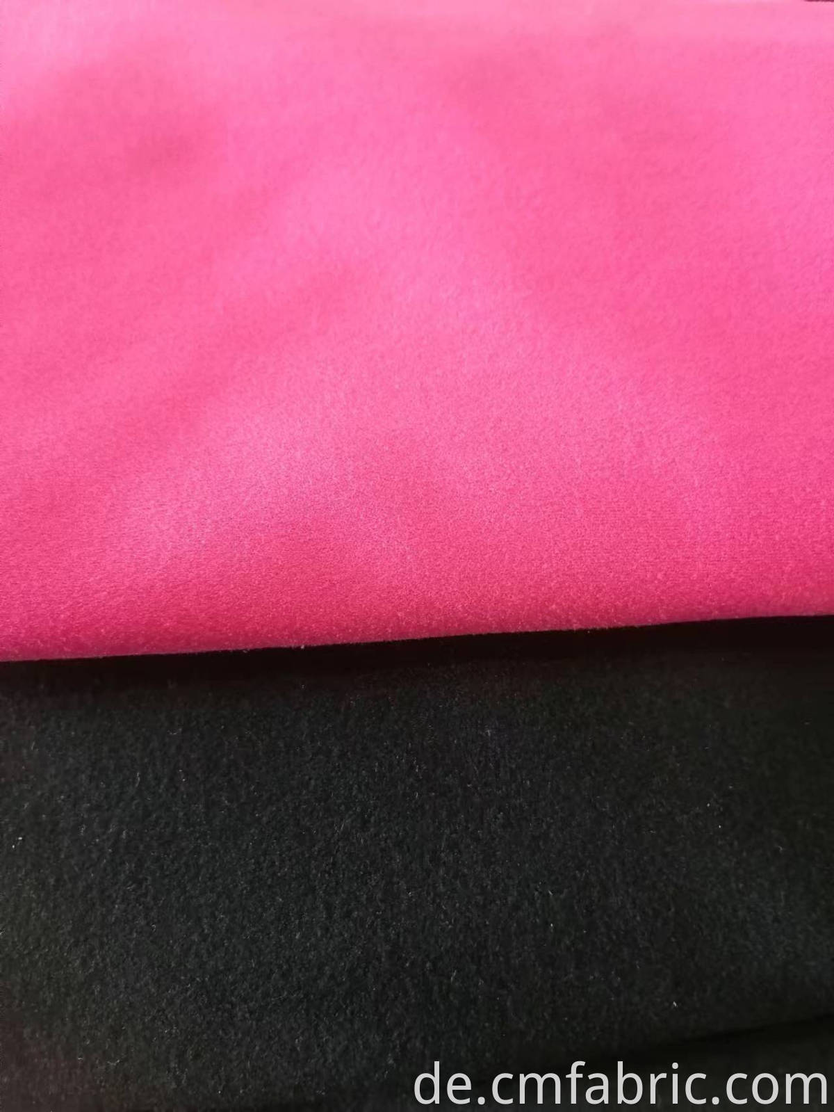 knitted polyester spandex double brushed fabric